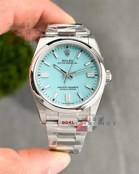 rolex oyster perpetual women's pink|Rolex op 36 tiffany blue.